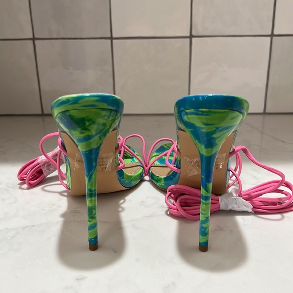 NWOT{Lemonade}Sz 8.5 Gelato Lace Up Stilettos - Picture 6 of 6